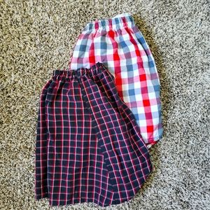 2 Pairs Men's Plaid Boxers